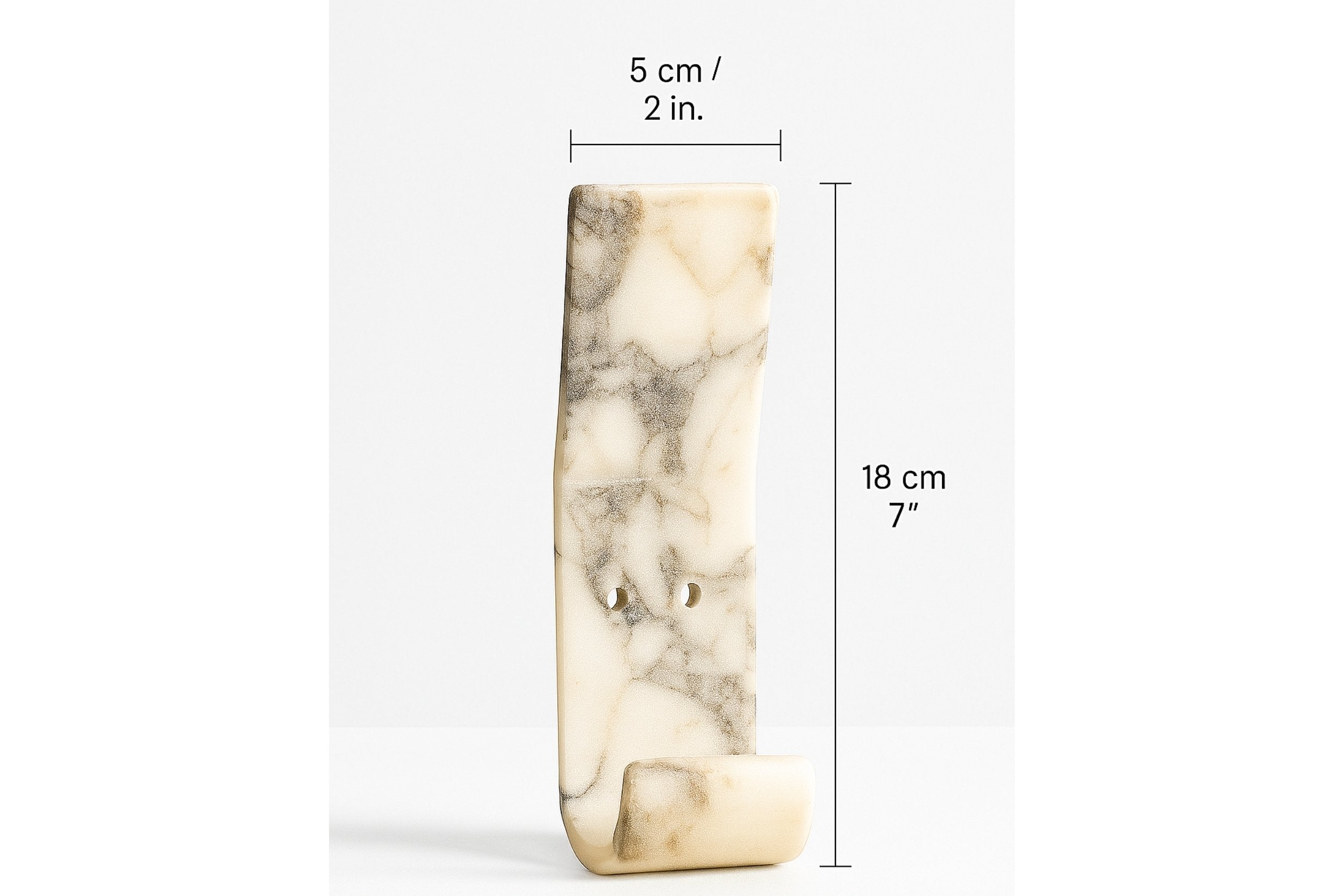 Calacatta Viola Marble Wall Hook – Luxury Natural Stone Coat & Towel Hook