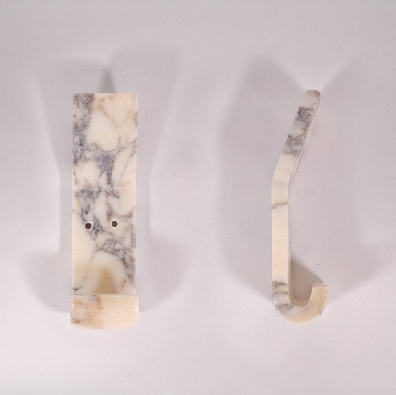 Calacatta Viola Marble Wall Hook – Luxury Natural Stone Coat & Towel Hook