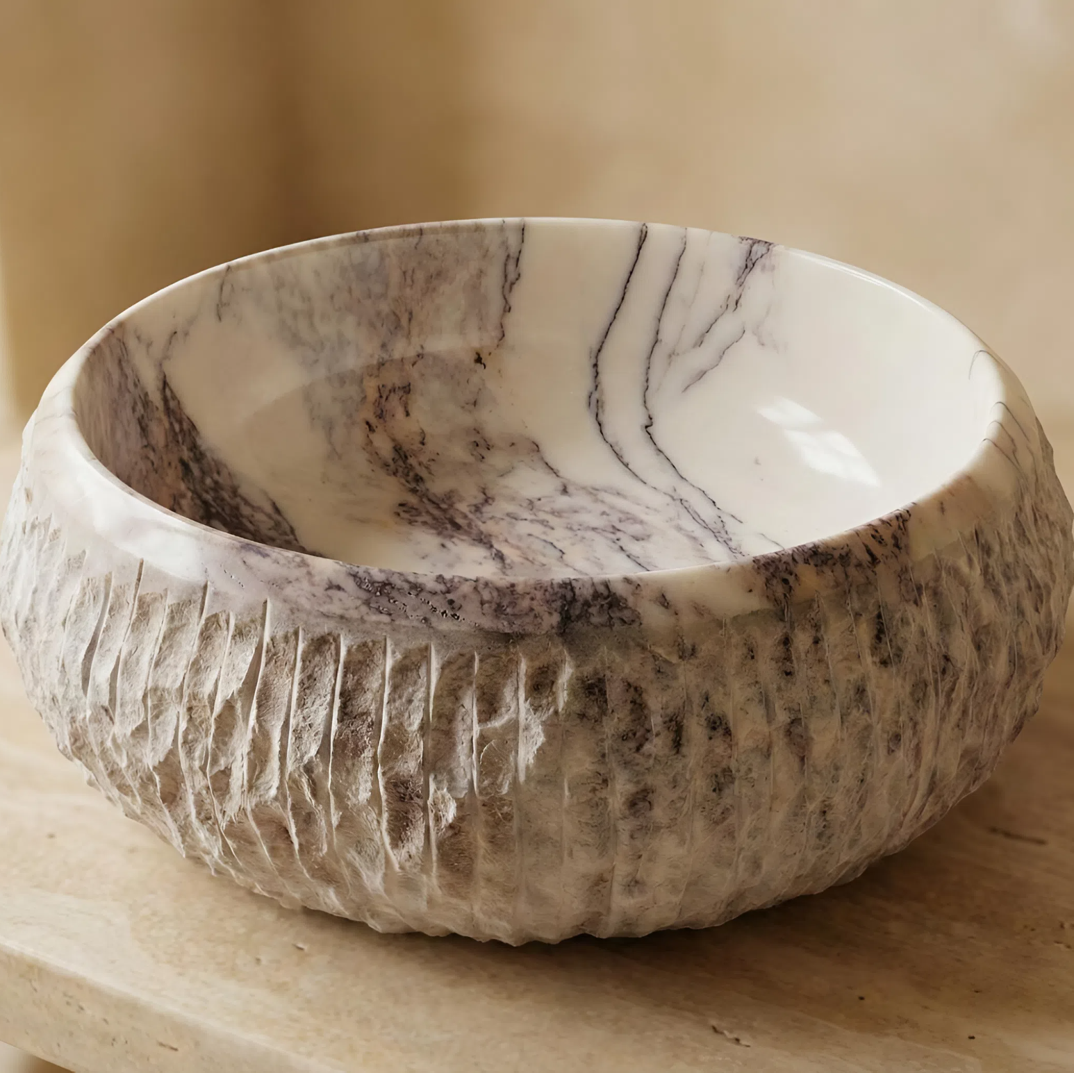 natural lilac marble stone texture for vessel sink