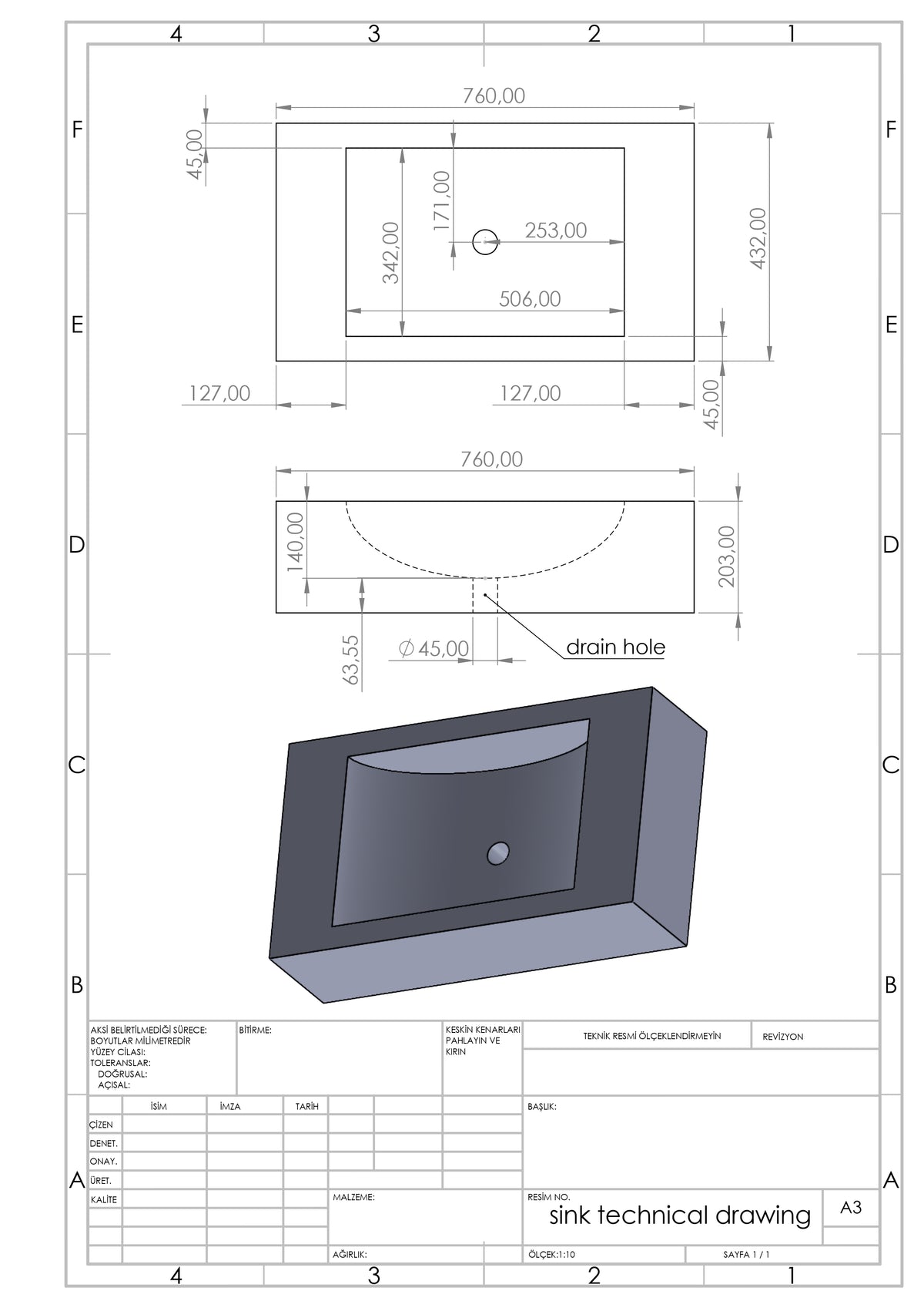 Reserved for Galina — Custom Calacatta Viola Wall-Mounted Sink