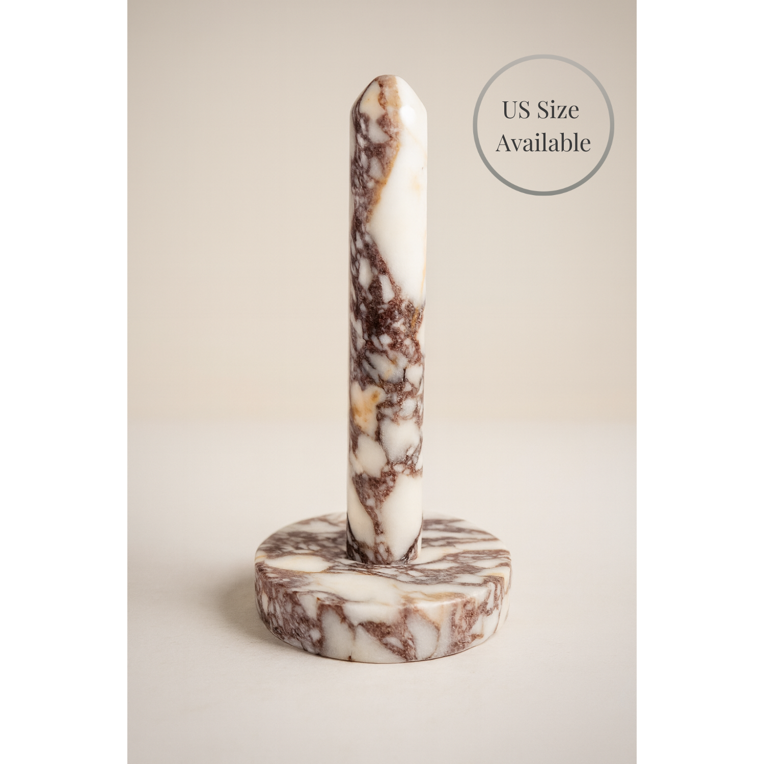 Marble Paper Towel Holder – Calacatta Viola | Handmade Luxury Kitchen Stand