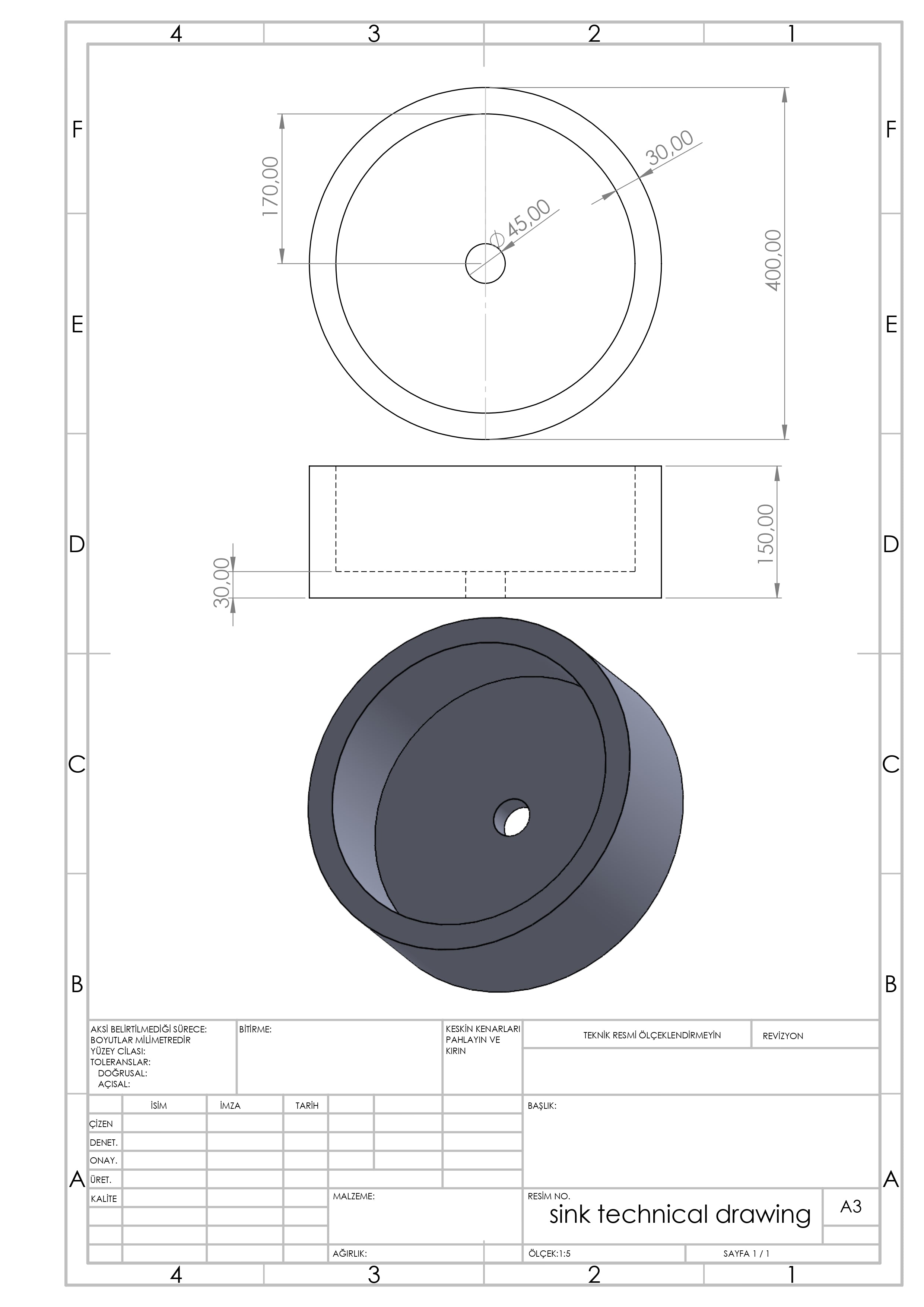 Custom Dark Grey Marble Vessel Sink – Jill Akers
